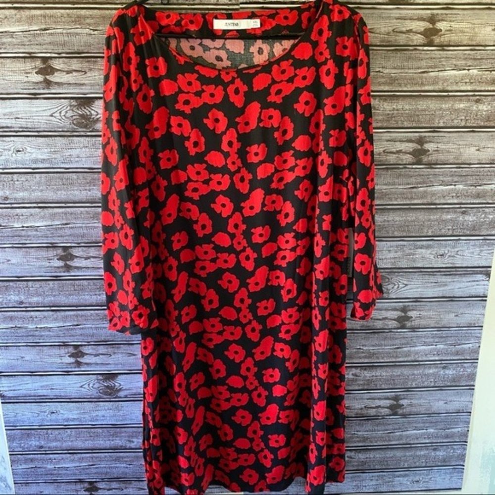 NWT JustFab Floral Print Dress Size XXL